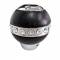 Pomello cambio per retromarcia classica Cap1 diamant cromato/nero