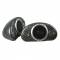 Kit altoparlanti Search nero  210x110x120mm