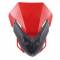 Cupolino moto Acerbis led vision rosso universale