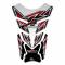 Protezione serbatoio moto Motografix  r quadrapad bianco