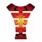 Protezione serbatoio moto Motografix  tribal rosso