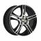 Cerchio in lega Msw by OZ 11 nero diamantato  7x16