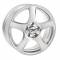 Cerchio in lega Threeface Tuning tf16 silver nero lucido diamantato  6,5x15