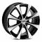 Cerchio in lega Threeface Tuning frost black nero lucido diamantato  6,5x15