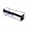 Terminale scarico universale D-Gear slide rectangle acciaio cromato 