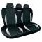 Coprisedile posteriore Simoni Racing type a microfibra microfibra/ecopelle nero/grigio  universale