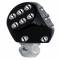 Pomello cambio Tuning Guru dice sparkling nero  universale