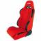 Sedile sportivo Simoni Racing jenson rosso  universale