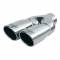 Terminale scarico universale Simoni Racing  trx 18 doppio tondo 70mm