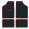 Tappeto auto in moquette Minerva classic rosso  type d