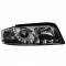 Fanale anteriore auto Moos daylight cromato anteriori h1 per Audi A4