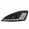 Fanale anteriore auto Moos daylight nero anteriori h1 per Ford Focus