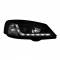 Fanale anteriore auto Moos daylight nero anteriori h1 per Opel Astra G