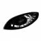 Fanale anteriore auto Moos daylight nero anteriori h1 Renault Twingo