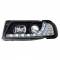 Fanale anteriore auto Moos daylight nero anteriori h1 Seat Ibiza