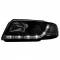 Fanale anteriore auto Moos daylight nero anteriori Audi A4