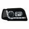 Fanale anteriore auto Moos daylight nero anteriori h1 Renault Clio I