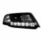 Fanale anteriore auto Moos daylight nero anteriori h1 Audi A6