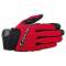 Guanti pelle e tessuto Rs Taichi rst 384 crew mesh nero/rosso  taglia xxl
