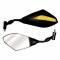 Specchi Moto GP trojan nero universale con freeccie led
