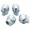 Cappucci valvola Simoni Racing skeletor silver