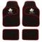 Tappeti universali in moquette Simoni Racing daisy moquette nero/rosso  universale