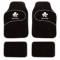 Tappeti universali in moquette Simoni Racing daisy moquette nero/grigio  universale