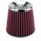 Filtro aspirazione diretta universale Simoni Racing biconico rosso  diam. 77mm 150x135mm