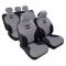 Set coprisedili universali kinox poliestere nero/grigio  universale