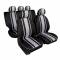Set coprisedili universali croco-skin poliestere grigio  universale