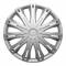 Copricerchi in plastica spark abs argento  15''