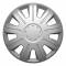 Copricerchi in plastica victory abs argento 15''