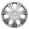 Copricerchi in plastica impulse abs argento  13''