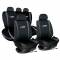 Set coprisedili universali Simoni Racing type i tessuto nero  universale