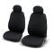 Coppia fodere auto trapuntate ''MAXI'' nero - 2 pezzi