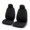 Coppia fodere auto trapuntate ''TENDER'' nero - 2 pezzi