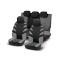 Completo fodera universale elasticizzata in velluto ''RAPTOR'' nero