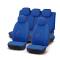 Completo fodera universale elasticizzata in velluto ''SPEED'' blu