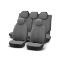 Completo fodera universale elasticizzata in velluto ''TYRE'' grigio