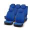 Completo fodera universale elasticizzata in velluto ''TYRE'' blu