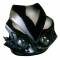 Cupolino moto Puig  shadow nero Universale  350x300mm