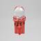 Led auto moto 12 volt attacco T10 wb-W2,1x9,5d - 1 led rosso