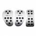 Pedaliera sportiva D-Gear deep cromo universale