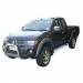Bull bar Arrigoni acciaio inox cromato con scritta diam. 60mm Mitsubishi L200 