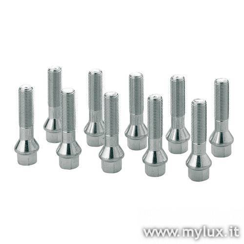 Bolts D-gear passo__12x1,5 mm steel conical Lunghezza 40mm Bmw|Chevrolet|